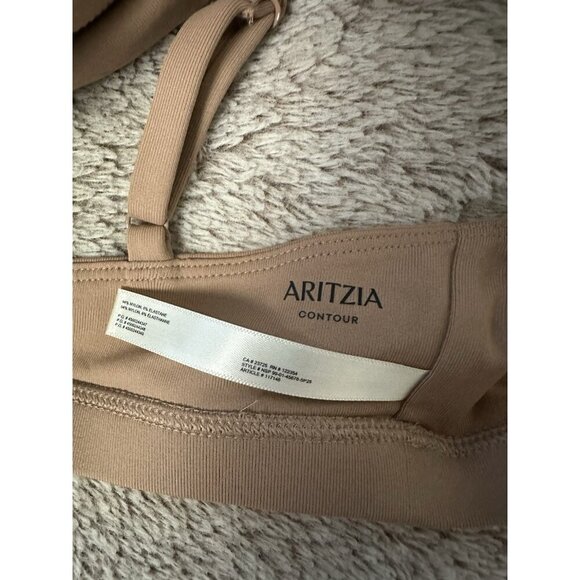 Aritzia Toasty Triangle Countour Bralette Size M New - Picture 9 of 11
